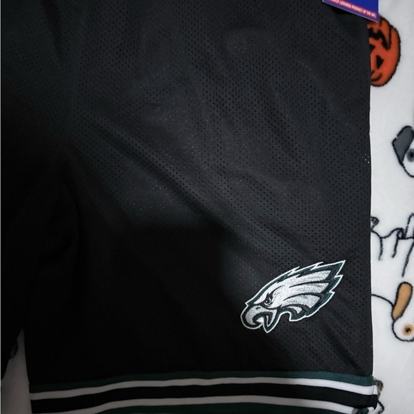 NWT Philadelphia Eagles Classic Mesh Shorts in Green/Black, Size M - Picture 4 of 6